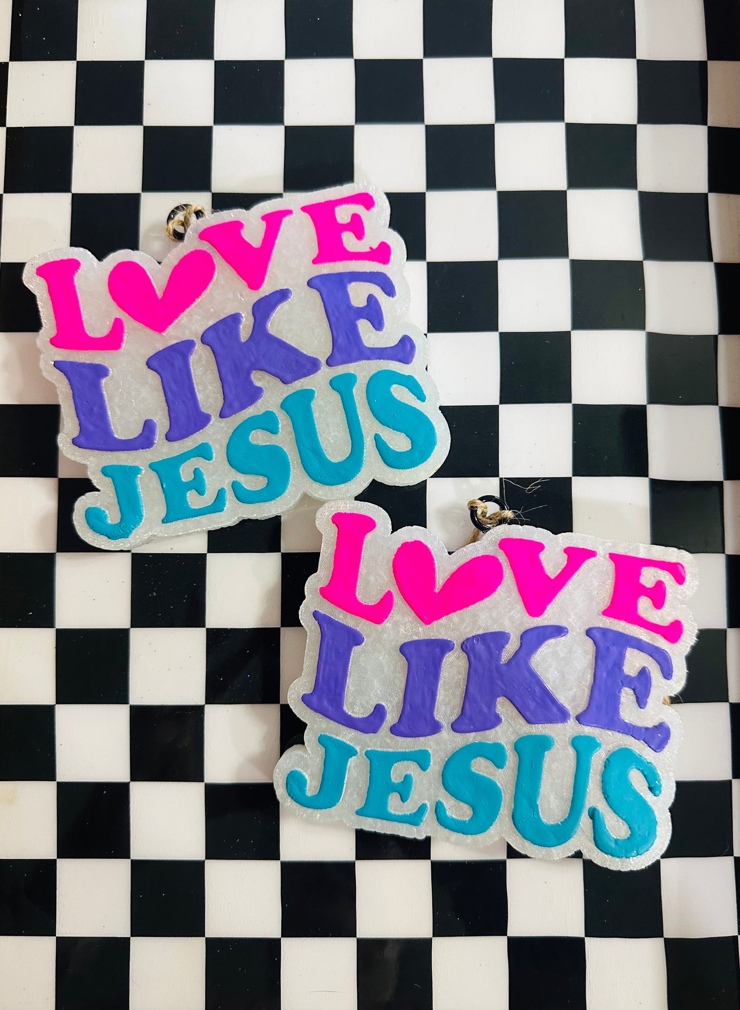 Love Like Jesus Car Freshie