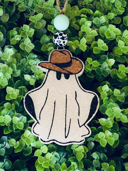 Cowboy Ghost Car Freshie