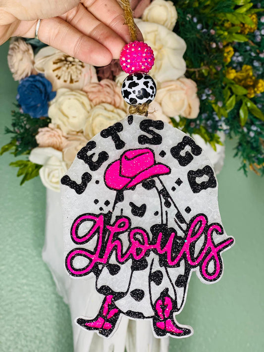 Let’s Go Ghouls Car Freshie