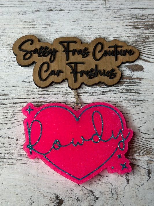Rowdy Heart Car Freshie