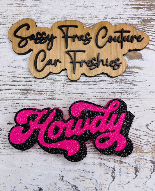 Howdy Car Freshie