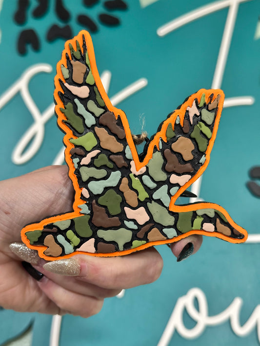Camo Duck Car Freshie