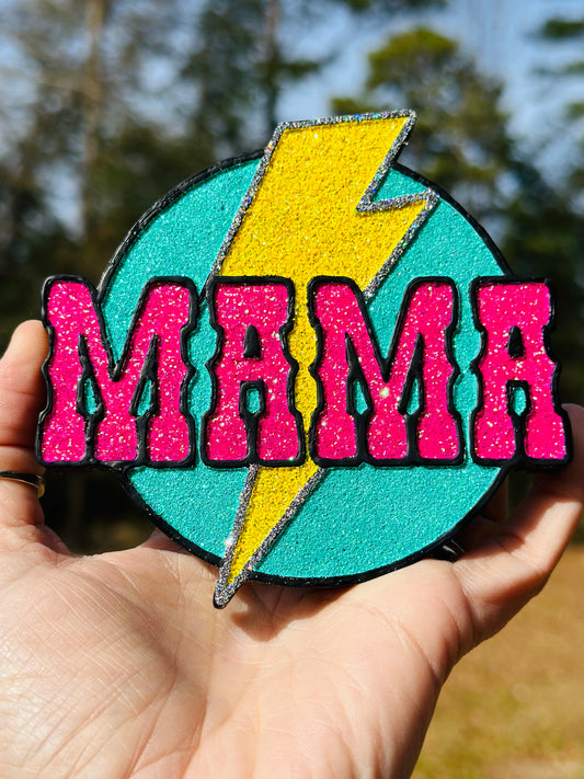 Round Mama Bolt Car Freshie