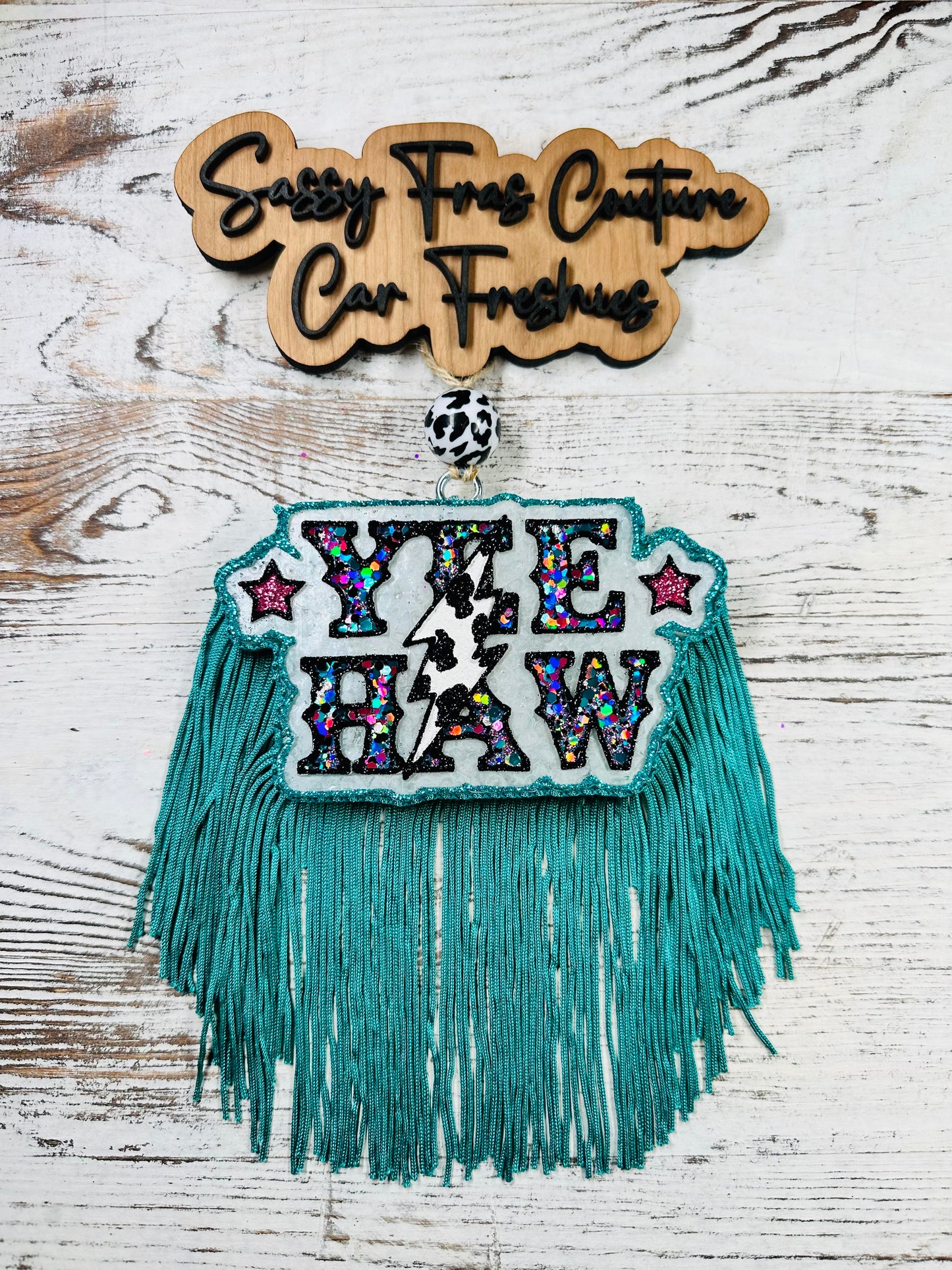 Yeehaw w/ Fringe Car Freshie