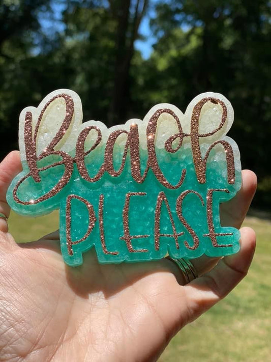 Beach Please Car Freshie