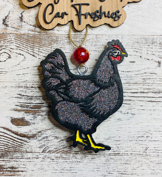 Chicken Car Freshie