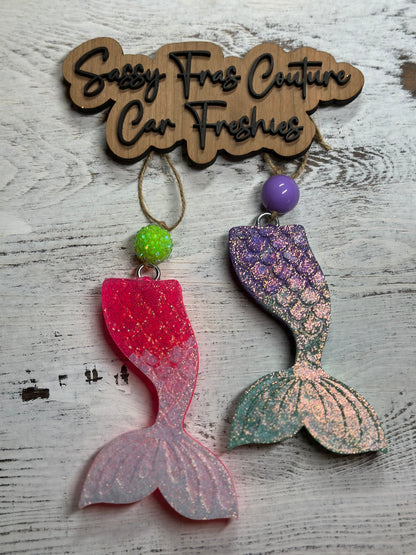 Mermaid Tail Car Freshie