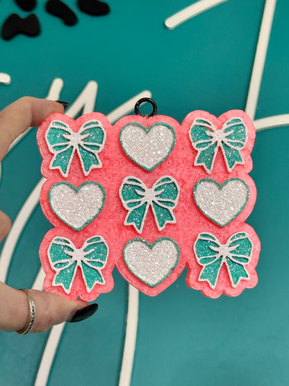 Hearts & Bows Car Freshie