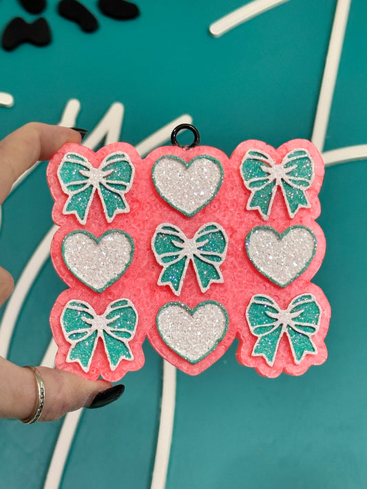 Hearts & Bows Car Freshie