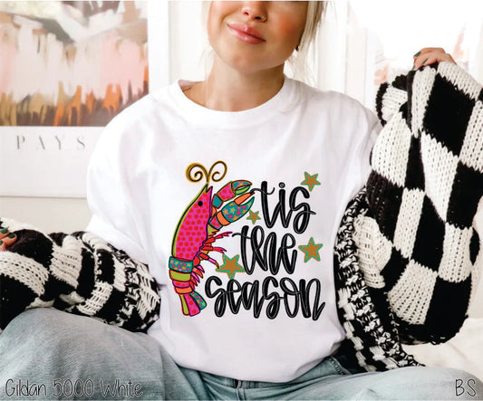 Tis The Season Crawfish Tee.