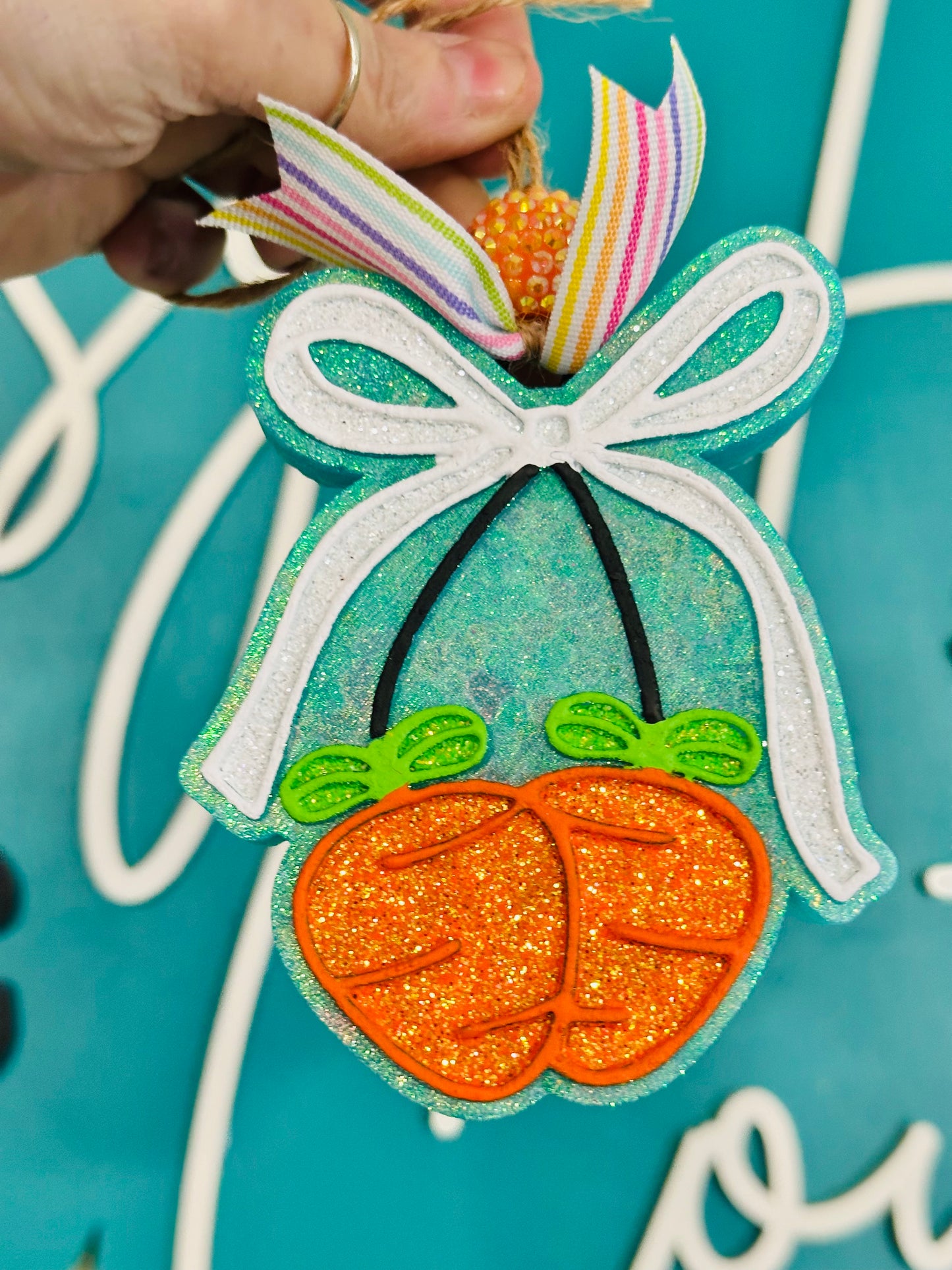 Carrots w/ Bow Car Freshie