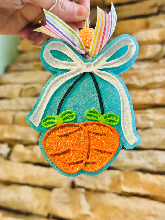 Carrots w/ Bow Car Freshie