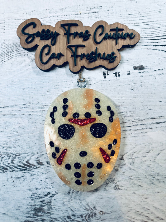 Jason Mask Car Freshie