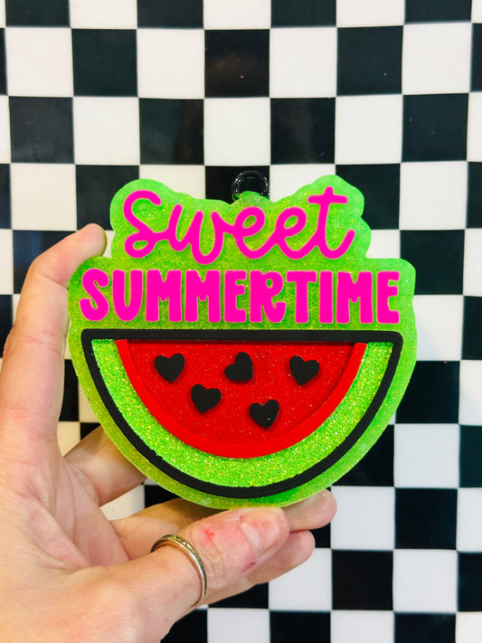 Sweet Summertime Watermelon Car Freshie