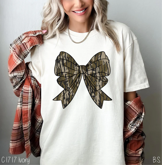 Camo Bow Tee