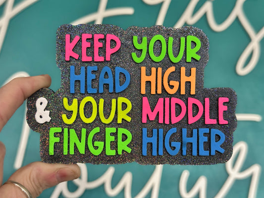 Keep Your Head High Car Freshie