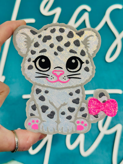 Snow Leopard Car Freshie