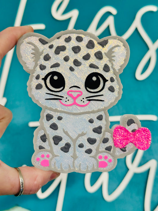 Snow Leopard Car Freshie