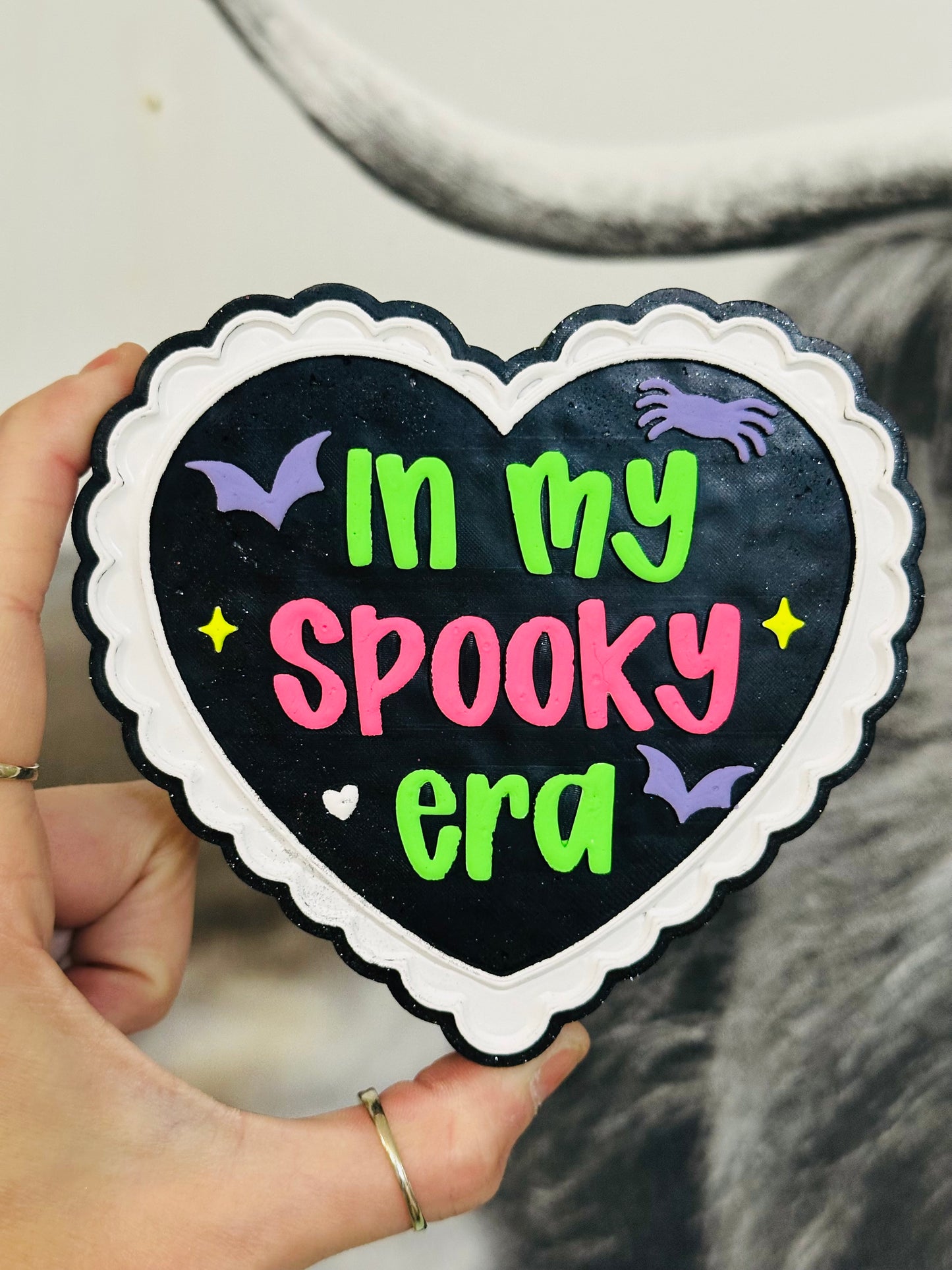 Spooky Era Heart Car Freshie
