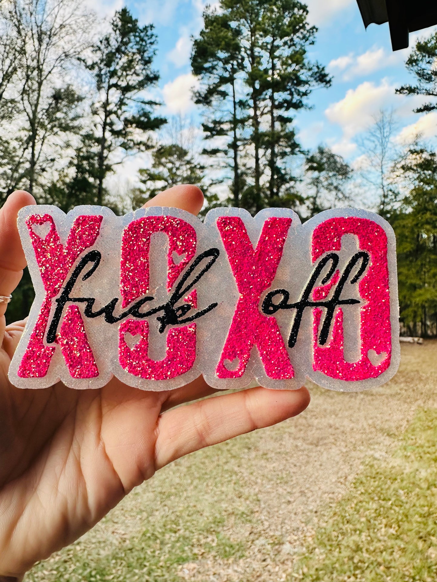 XOXO Fuck Off Car Freshie