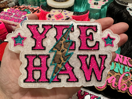 Leopard Yeehaw Car Freshie
