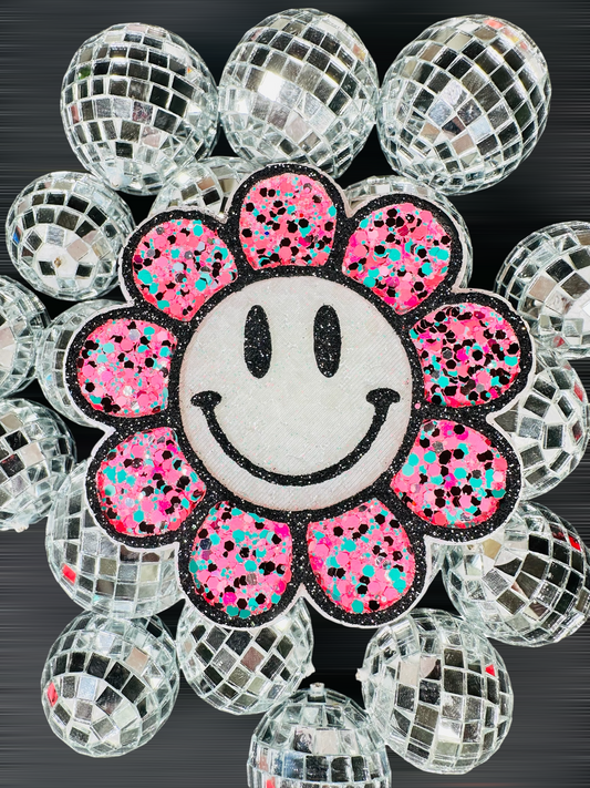 Smiley Daisy Car Freshie