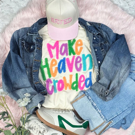 Make Heaven Crowded Chenille Patch Sweatshirt