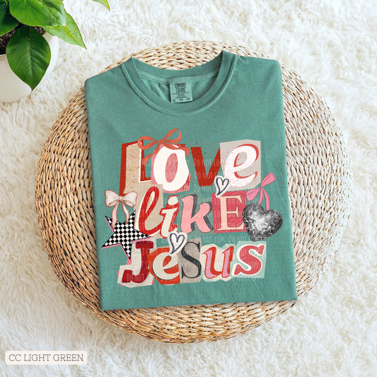 Love Like Jesus Comfort Color Tee