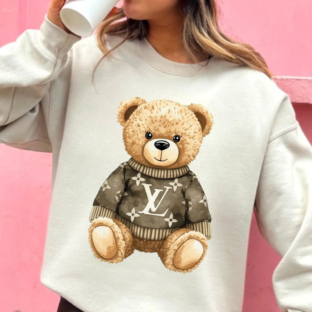 Boujee Teddy Bear Sweatshirt