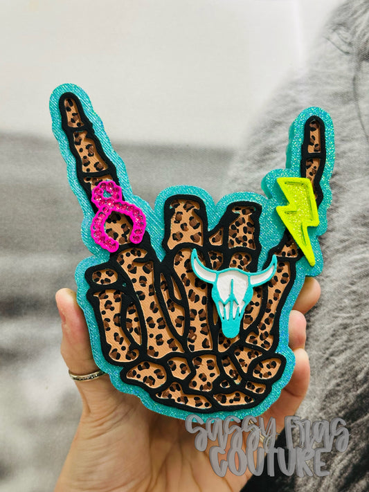 Leopard Rocker Hand Car Freshie