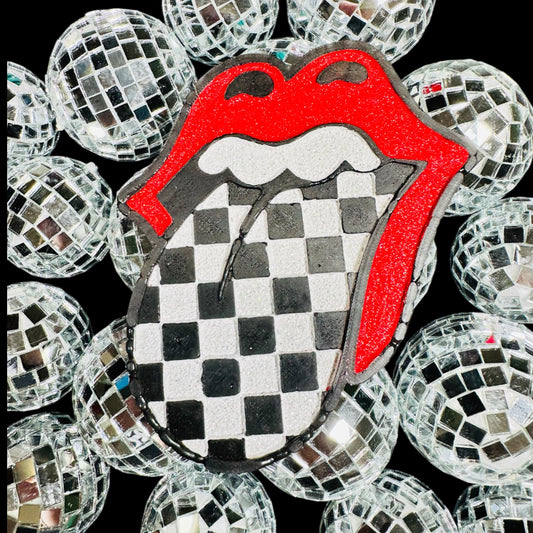 Checkered Tongue Car Freshie